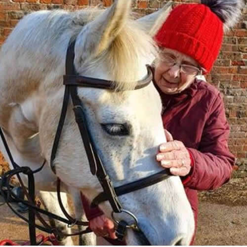 Support Wellbeing Session With Horse